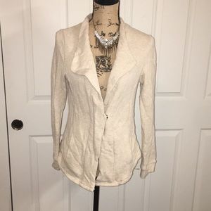 Olivia sky 100% cotton blazer.